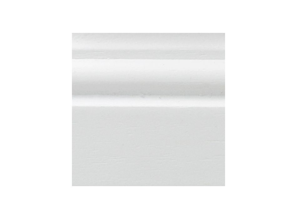 Schreibtisch aus weiß lackierter massiver Pappel, hergestellt in Italien – Liber Viadurini