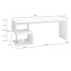 Weißer oder Schiefer Schreibtisch in italienischem Design Holz 3 Größen - Michel Viadurini