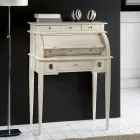 Schreibtisch mit 6 Außenschubladen, 3 Innenschubladen und 1 Fach, hergestellt in Italien – Marte Viadurini