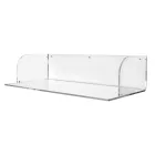 Otilia Plexiglas-Wandschreibtisch im minimalistischen Design, hergestellt in Italien Viadurini