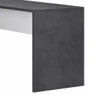 Eckiger Schreibtisch aus Melaminholz 2 Ausführungen - Analuisa Viadurini