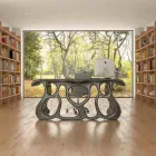 Moderner Design-Schreibtisch aus Italien, Mirto Viadurini
