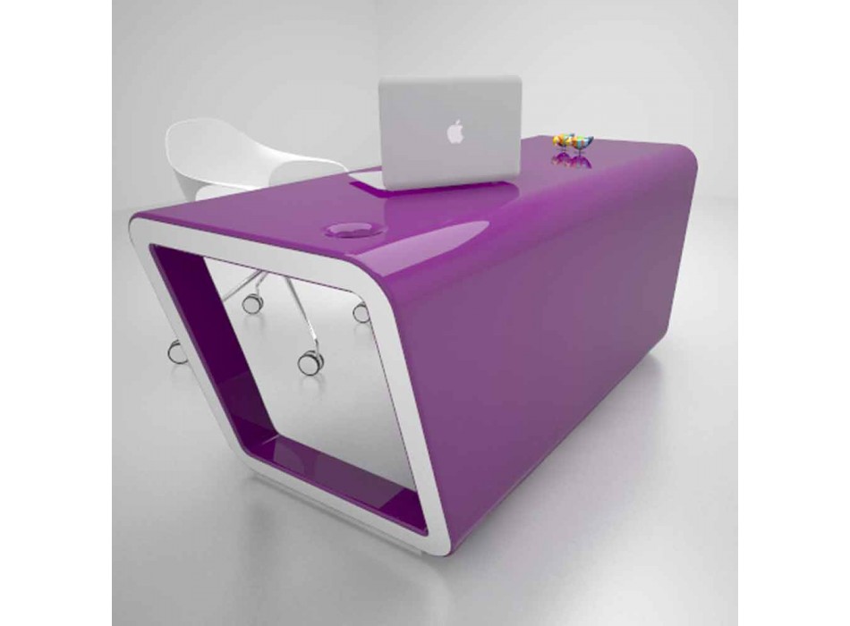 Design Schreibtisch in Adamantx® Ego Made in Italy Viadurini