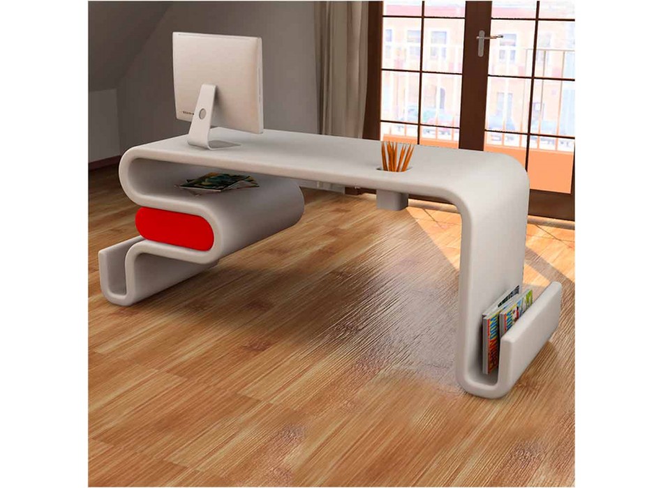 Modern Design Desk Flex Made in Italy Viadurini