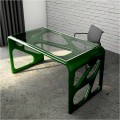 Schreibtisch in modernem Design aus Solid Surface® Illa Made in Italy