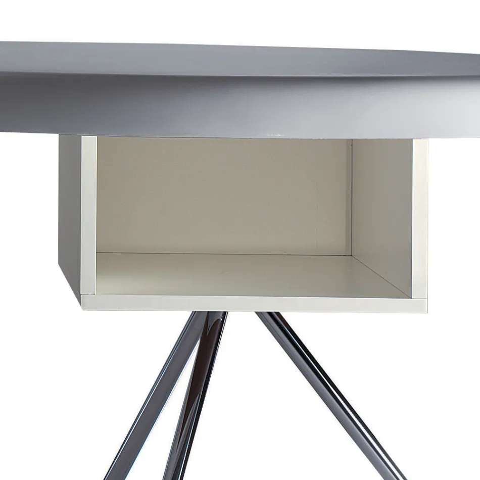 Chefschreibtisch von Karim Rashid aus Polyurethan - James Viadurini