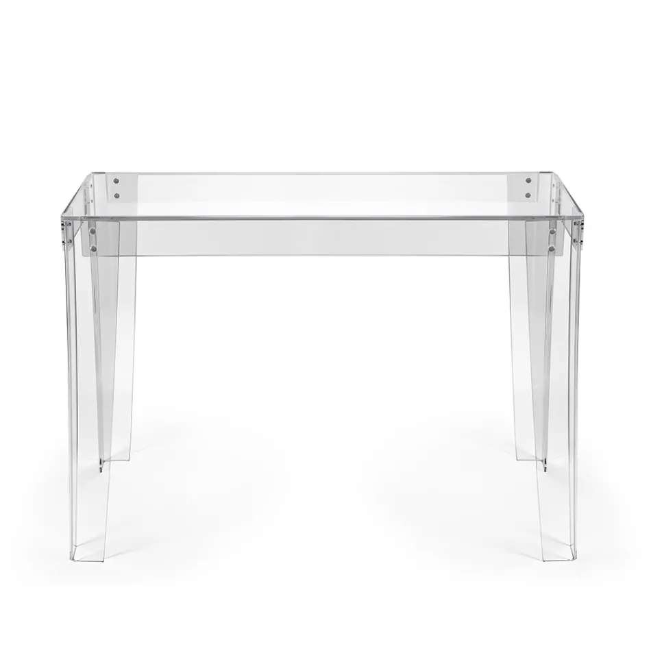 Transparenter Schreibtisch aus Plexiglas Modernes Design Made in Italy - Vichy Viadurini