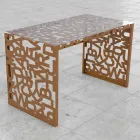 Schreibtisch Kattedra Letters "Ein Wasserfall" 160x80x75 Mabele Viadurini