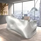 Moderner Schreibtisch Büro Veil, made in Italy Viadurini