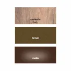 Moderner Schreibtisch aus Metall und Melamin mit Schublade Made in Italy - Iridio Viadurini