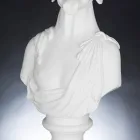 Weiße handgefertigte Keramikskulptur 100 % Made in Italy Fabas 1 Viadurini