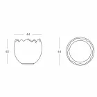 Eiseimer Kalimera Slide white bright hergestellt in Italien Viadurini