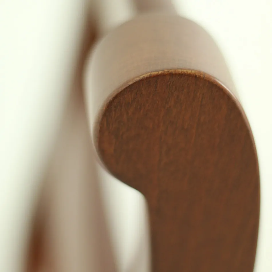 Klassischer Holzstuhl mit Stoffbezug, Made in Italy Design - Baptiste Viadurini
