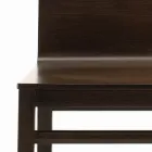 Stuhl mit Eschenstruktur und Eichenschale, hergestellt in Italien – Emilia Viadurini