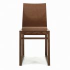 Stuhl mit Eschenstruktur und Eichenschale, hergestellt in Italien – Emilia Viadurini