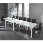 Stapelbarer Küchenstuhl mit Kunstleder bezogen, 4 Stück - Adelmo Viadurini