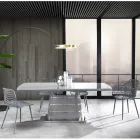 Küchenstuhl aus mattem Polypropylen mit Stahlbeinen 4 Stück - Beyonce Viadurini