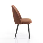 Küchenstuhl aus Kunstleder in gealterter Optik 4 Stück - Renetta Viadurini