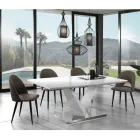 Küchenstuhl aus Kunstleder in gealterter Optik 4 Stück - Renetta Viadurini