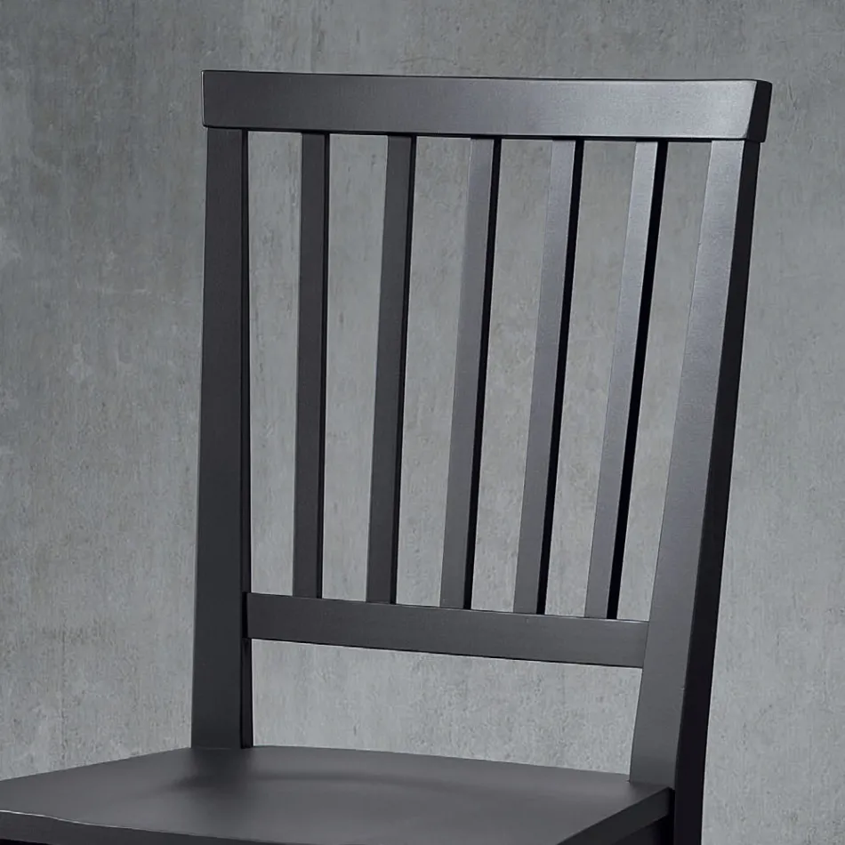 Küchenstuhl Massives Buchenholz Elegantes italienisches Design - Rosita Viadurini