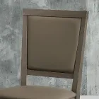 Moderner Küchenstuhl aus Holz und Kunstleder Made in Italy - Taver Viadurini