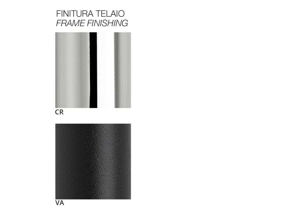 Küchenstuhl Technopolymer und Stahl Made in Italy 2 Stück - Fedora Viadurini