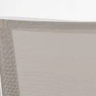 Stapelbarer Outdoor-Stuhl aus Aluminium und Textilene, Homemotion 4 Stück - Serge Viadurini