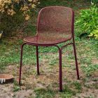 Stapelbarer Metallstuhl im Freien Hergestellt in Italien, 4 Stück - Prunella Viadurini