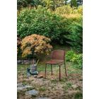Stapelbarer Metallstuhl im Freien Hergestellt in Italien, 4 Stück - Prunella Viadurini
