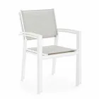 Stapelbarer Outdoor-Stuhl aus Textilene Homemotion, 6-teilig - Narcissa Viadurini