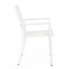 Außenstuhl aus Aluminium mit Armlehnen von Homemotion - Casper Design Viadurini