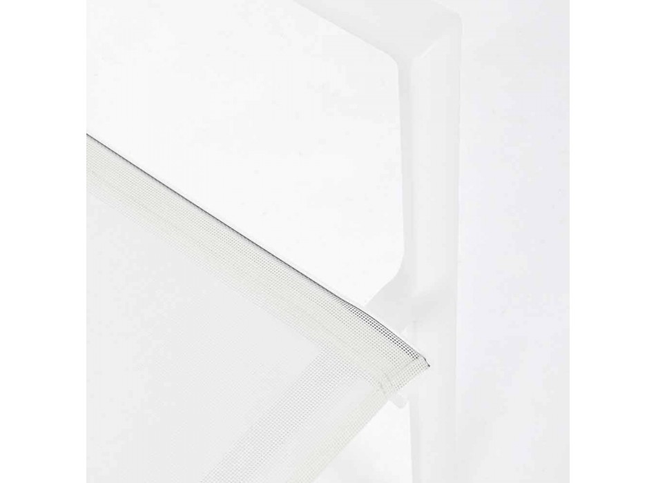 Außenstuhl aus Aluminium mit Armlehnen von Homemotion - Casper Design Viadurini
