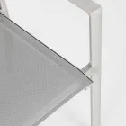 Außenstuhl aus Aluminium mit Armlehnen von Homemotion - Casper Design Viadurini