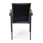 Outdoor-Stuhl aus Aluminium mit doppelschichtigem Textilene - Excursion Viadurini