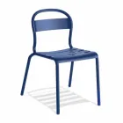 Stapelbarer Aluminiumstuhl im Freien Hergestellt in Italien, 4 Stück - Ulyssa Viadurini