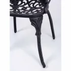 Außenstuhl aus matt lackiertem Aluminium, 2 Stück - Casiro Viadurini