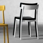 Peia made in Italy Polypropylen Outdoor / Indoor Design Stuhl Viadurini