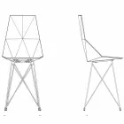 Vondom Faz Design Gartenstuhl aus Polypropylen und Edelstahl Viadurini