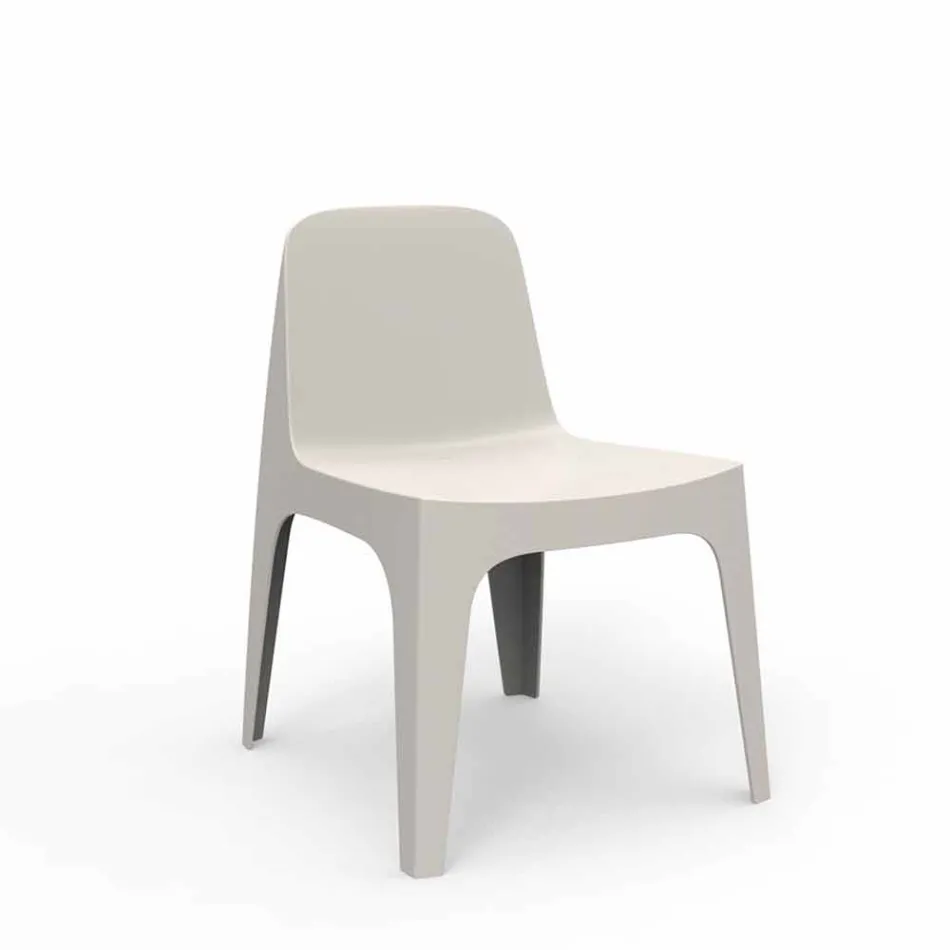 Stabiler Vondom stapelbarer Gartenstuhl aus Polypropylen, Design Viadurini