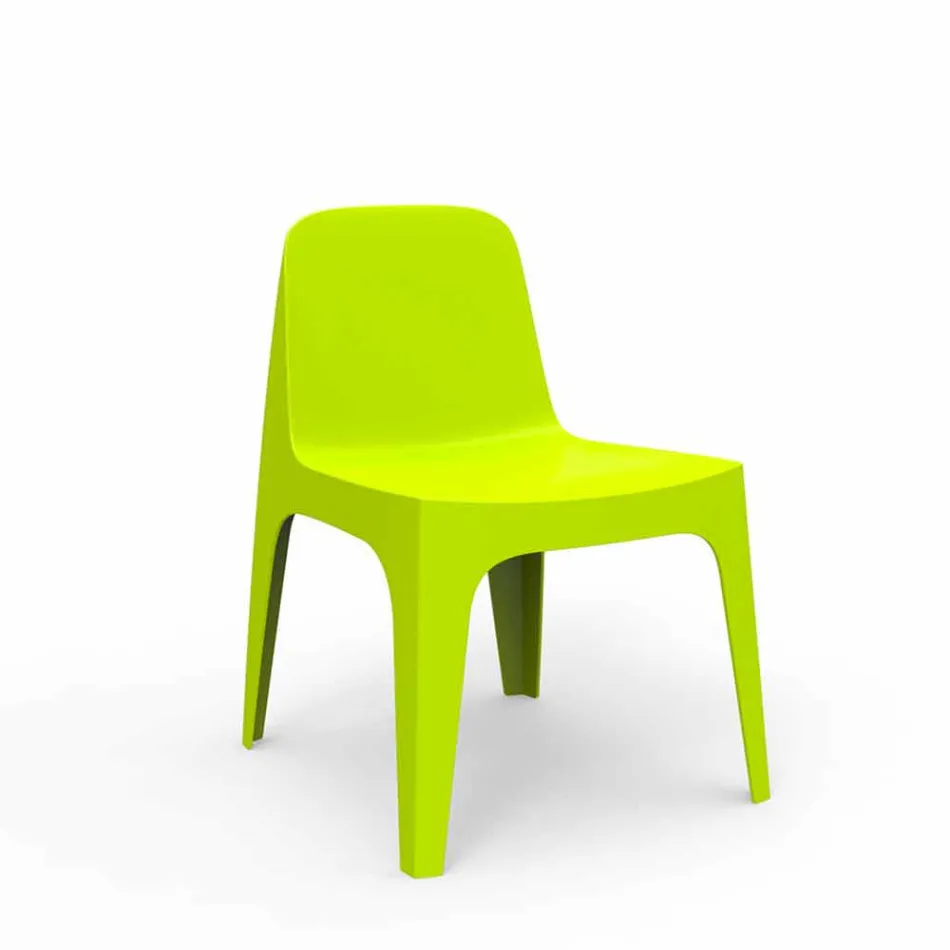 Stabiler Vondom stapelbarer Gartenstuhl aus Polypropylen, Design Viadurini