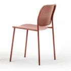 Gartenstuhl aus lackiertem Metall Made in Italy 2 Stück - Synergy Viadurini