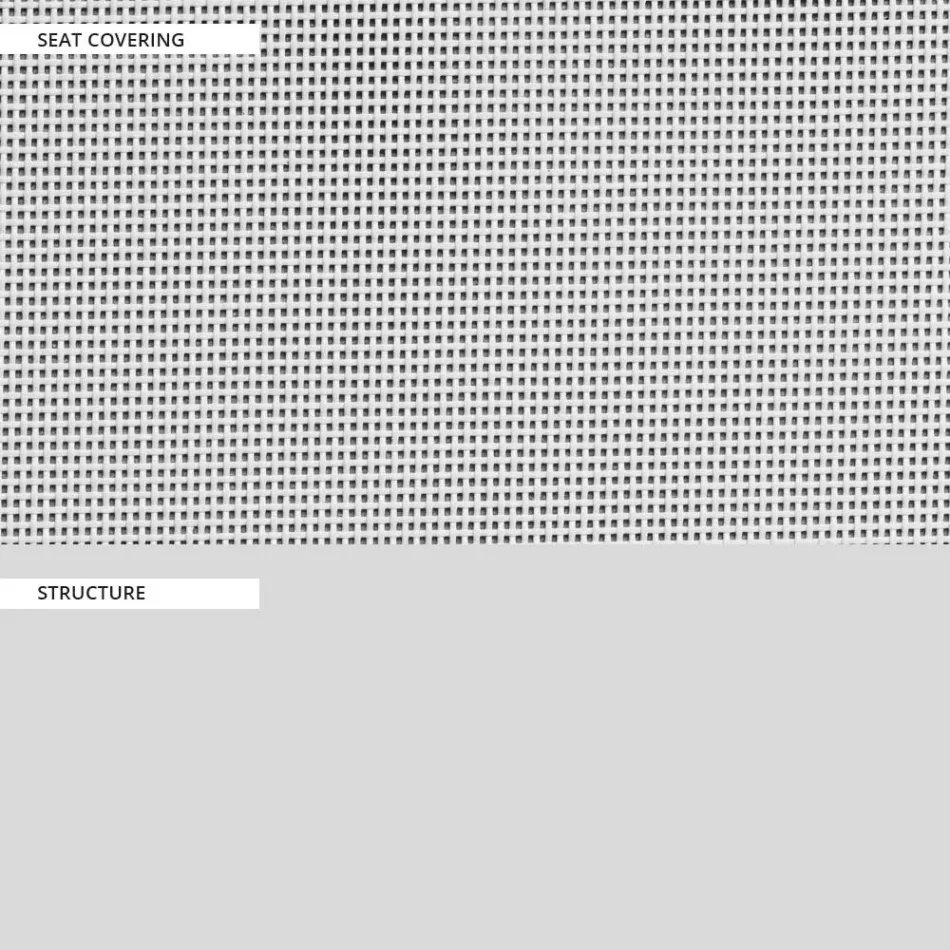 Gartenstuhl aus Textilene und Aluminiumbasis Made in Italy - Milanka Viadurini