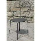 Gartenstuhl ganz aus Metall - Archiv Viadurini