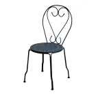 Gartenstuhl ganz aus Metall - Archiv Viadurini