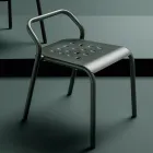 Gartenstuhl Aluminiumstruktur Made in Italy - Noss by Varaschin Viadurini