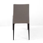 Indoor-Stuhl aus Eschenholz und Kunstleder Made in Italy - Floki Viadurini