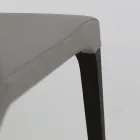 Indoor-Stuhl aus Eschenholz und Kunstleder Made in Italy - Floki Viadurini