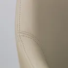 Esszimmerstuhl mit Armlehnen aus eisfarbenem Leder Made in Italy - Lyanne Viadurini