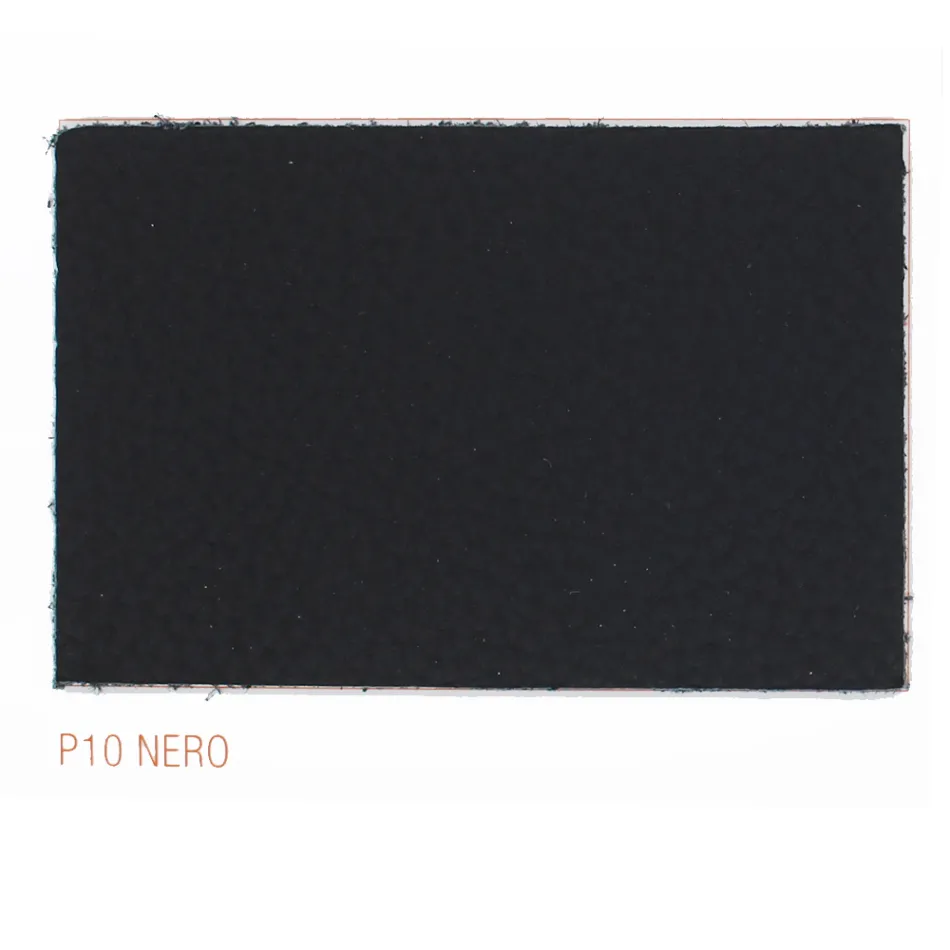 Esszimmerstuhl mit Armlehnen mit schwarzem Leder bezogen Made in Italy - Meyer Viadurini