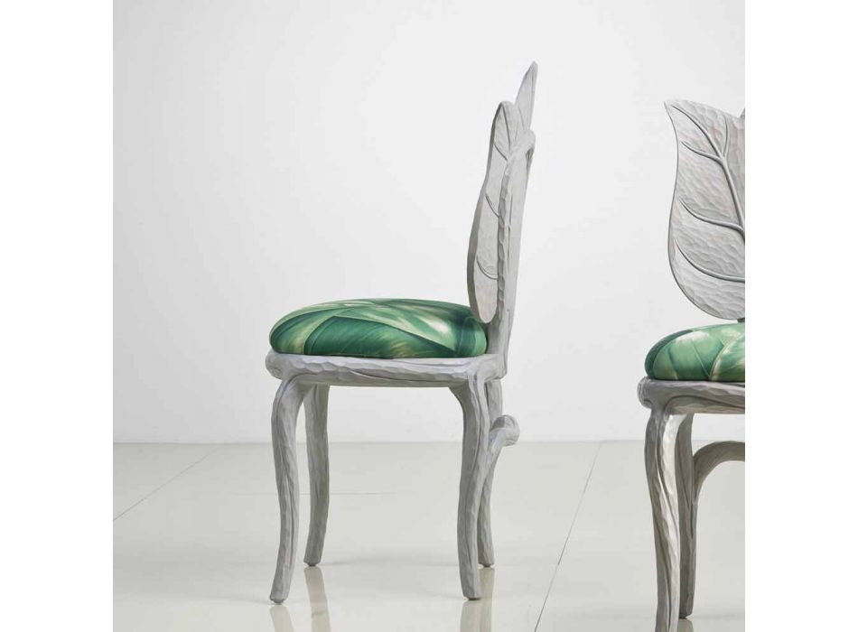 Gepolsterter Esszimmerstuhl mit modernem Design, Made in Italy, Daniel Viadurini